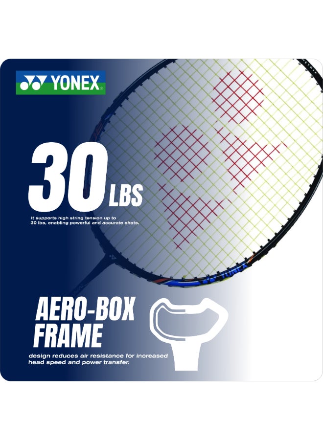 يونيكس مضرب تنس الريشة Yonex Nanoray Light 18i مع غطاء كامل - إطار خفيف الوزن وعالي السرعة لتأرجح سريع وتحكم دقيق وأداء شامل - Image 2